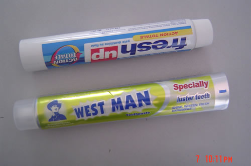 Plastic Laminated ống